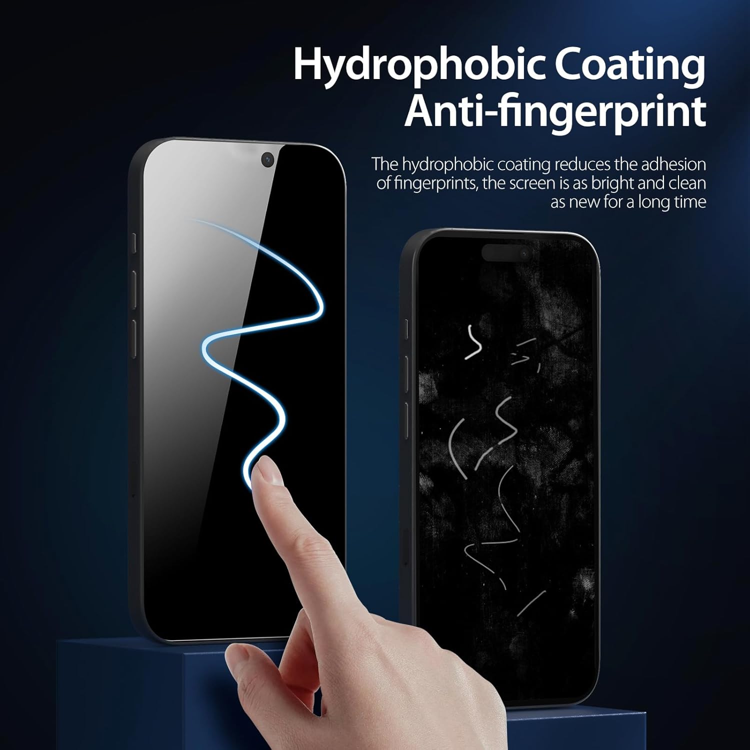 كڤر حماية شاشة 2.5D لهاتف iPhone 12 Pro Max مضاد للتجسس من Anank كڤر حماية شاشة 2.5D لهاتف iPhone 12 Pro Max مضاد للتجسس من Anank